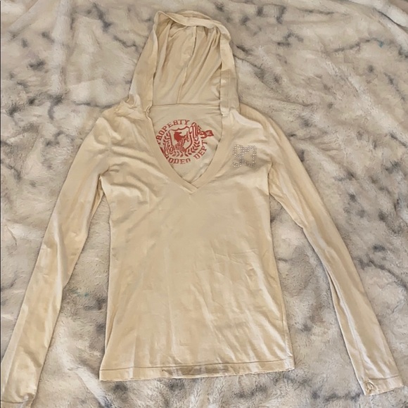 Cowgirl Up Tops - Cream Cowgirl up